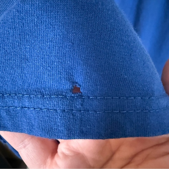 Ulla Popken Blue V Neck Cotton Midi Dress Size 24/26 - Picture 5 of 7